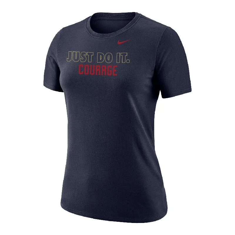 Women's Nike NC Courage JDI Navy Tee