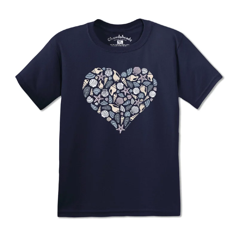 Seashell Heart Youth T-Shirt