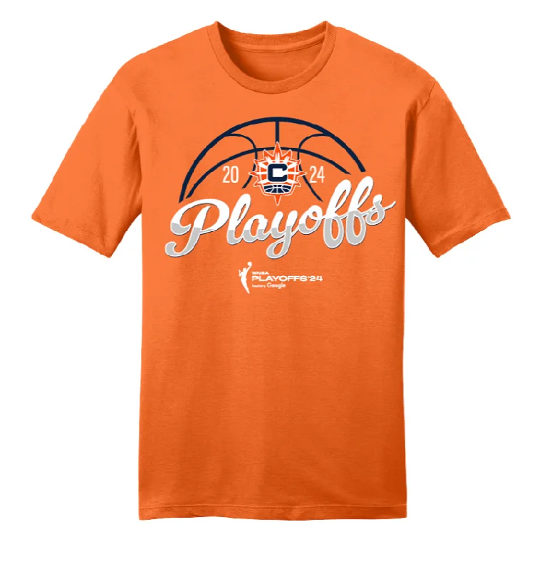 2024 Connecticut Sun Orange Playoff T-Shirt