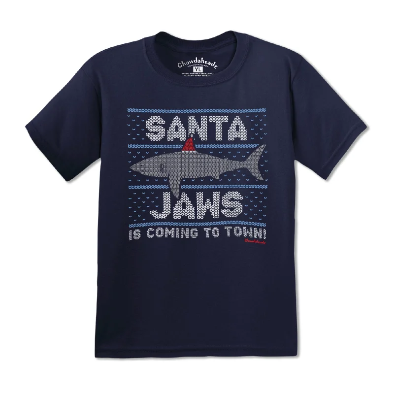 Santa Jaws Holiday Youth T-Shirt