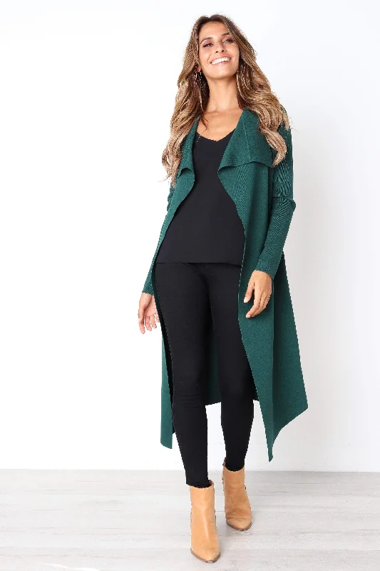 Audrina Cardigan - Forest Green