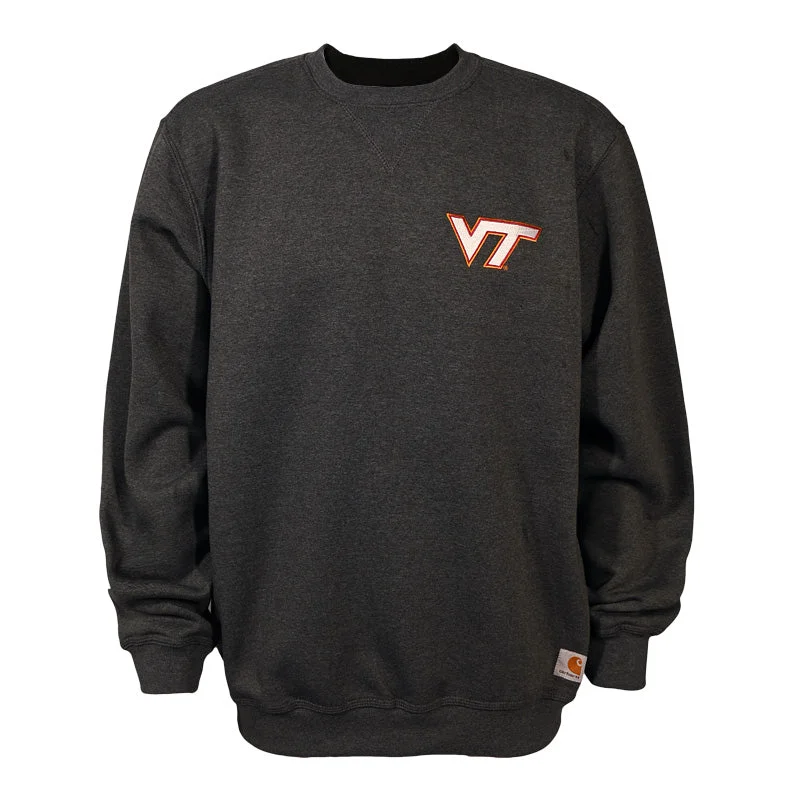 Virginia Tech Midweight Crew Sweatshirt: Carbon Heather by Carhartt