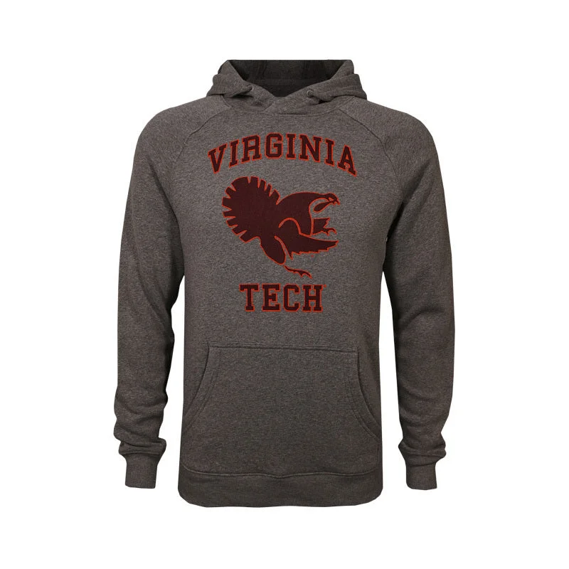 Virginia Tech Triumph Vault Gobbler Hooded Sweatshirt: Gray by Champion