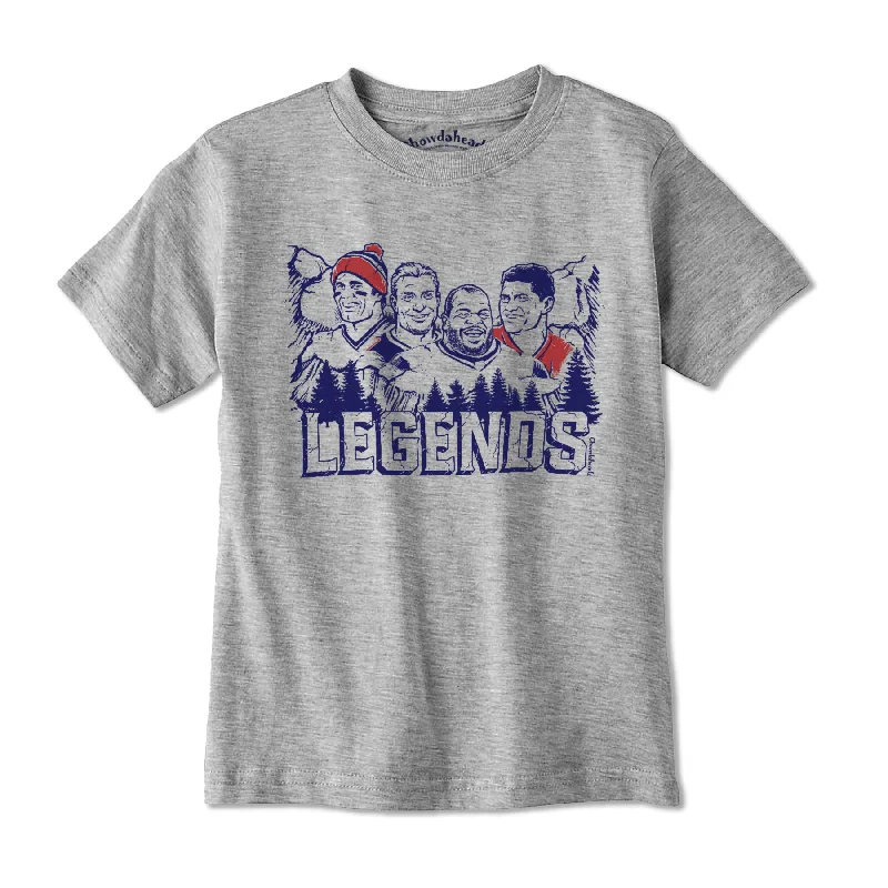 Legends of New England Football Youth T-Shirt