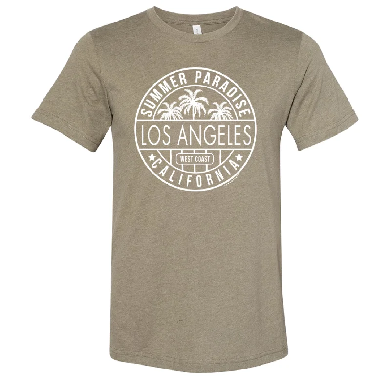 Los Angeles California West Coast Asst Colors Sueded Tee