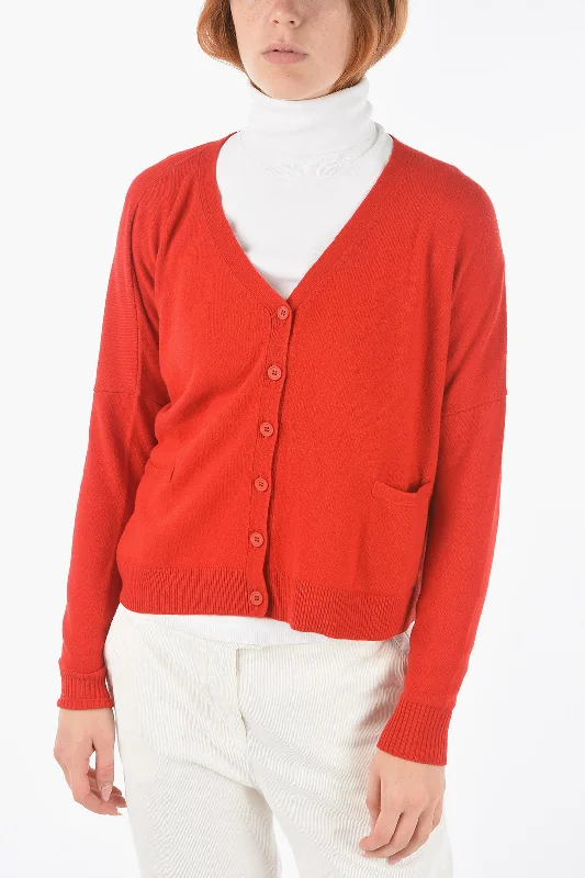 Woolrich solid color v-neck cardigan