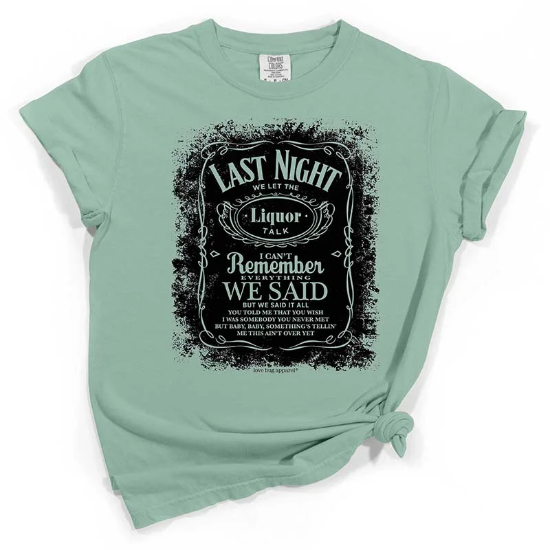 Last Night Short Sleeve T-Shirt