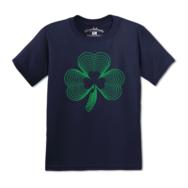 Neon Irish Shamrock Youth T-Shirt