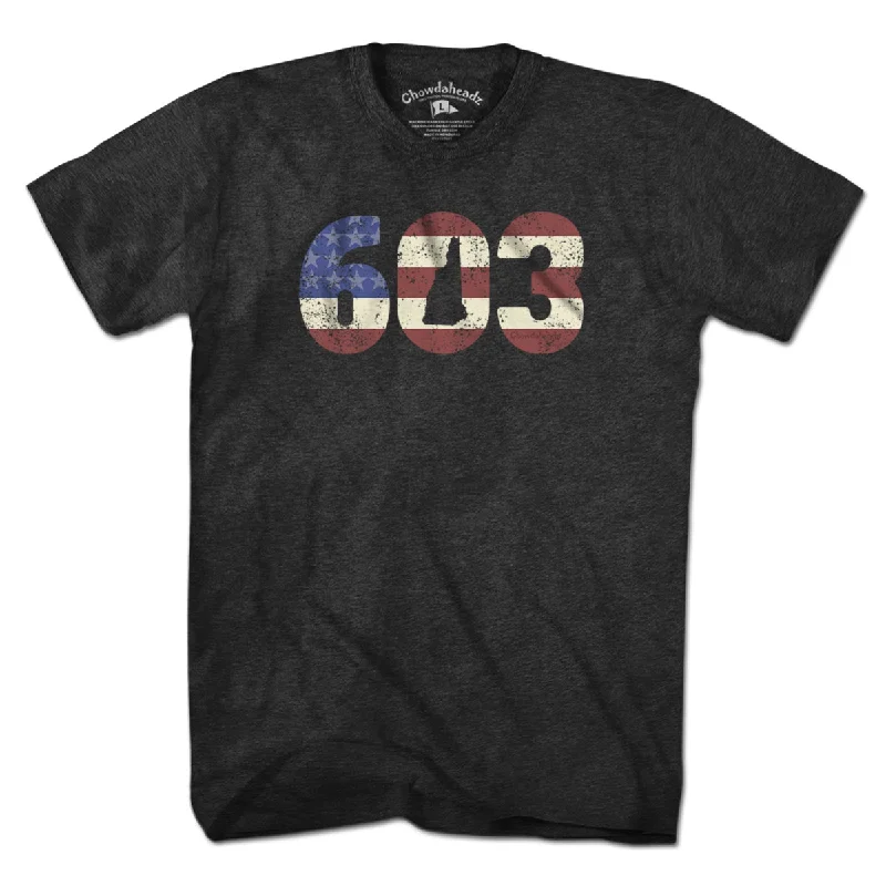 Patriotic 603 New Hampshire T-Shirt