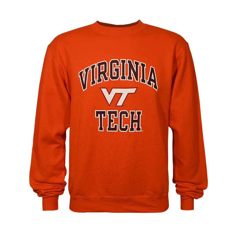 Virginia Tech Basic Crew Sweatshirt: Orange by Champion