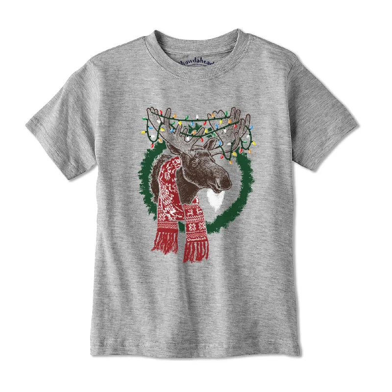 Merry Christmoose Holiday Youth T-Shirt