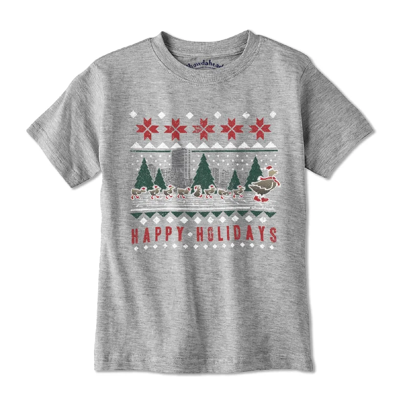 Happy Holiday Ducks Youth T-Shirt