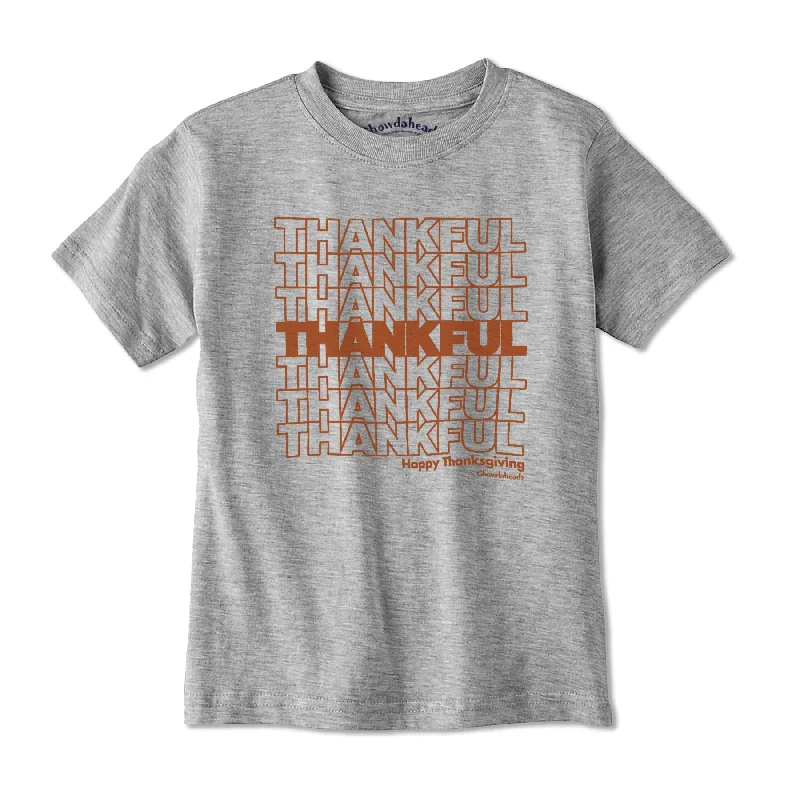 Thankful Repeat Thanksgiving Youth T-Shirt