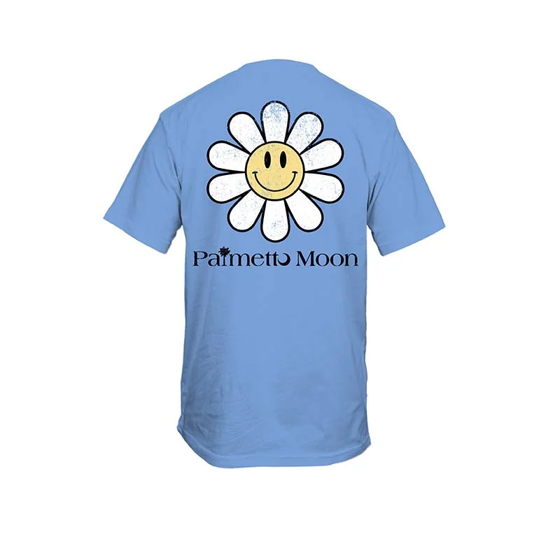 Youth Smiley Face Daisy Short Sleeve T-Shirt