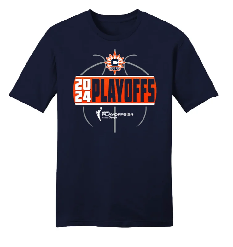 2024 Connecticut Sun Navy Playoff T-Shirt