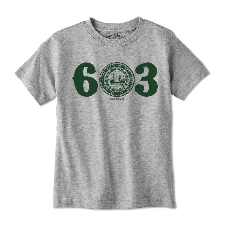 603 New Hampshire Seal Youth T-Shirt