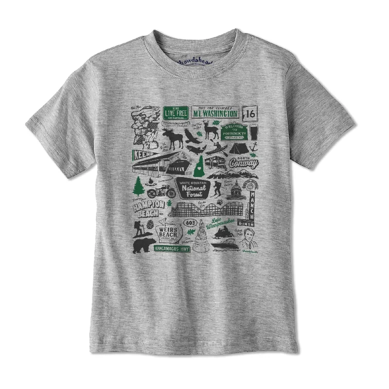 New Hampshire Tourist Attraction Youth T-shirt