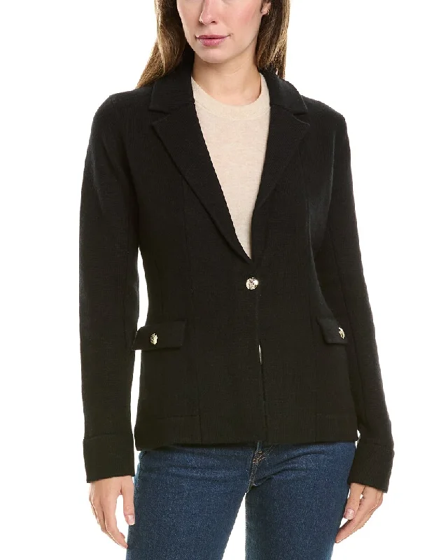 Bruno Magli Wool & Cashmere-Blend Sweater Blazer