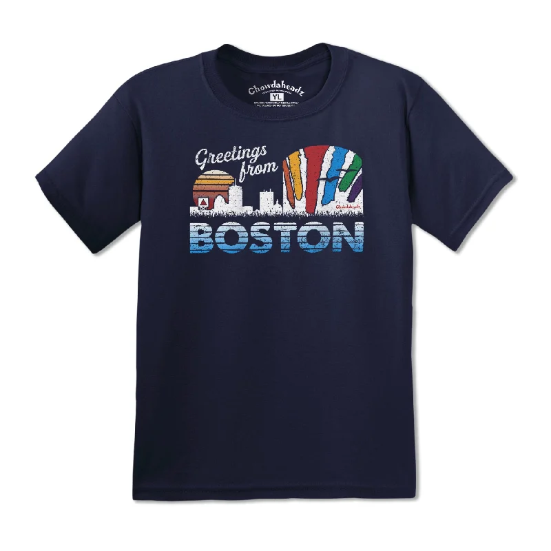 Greetings From Boston Youth T-Shirt