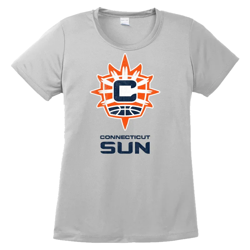 CT Sun Ladies Distressed Logo Performance T-Shirt