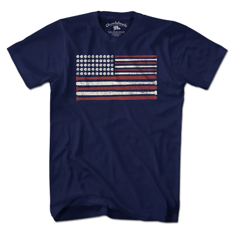 USA Baseball Flag T-Shirt