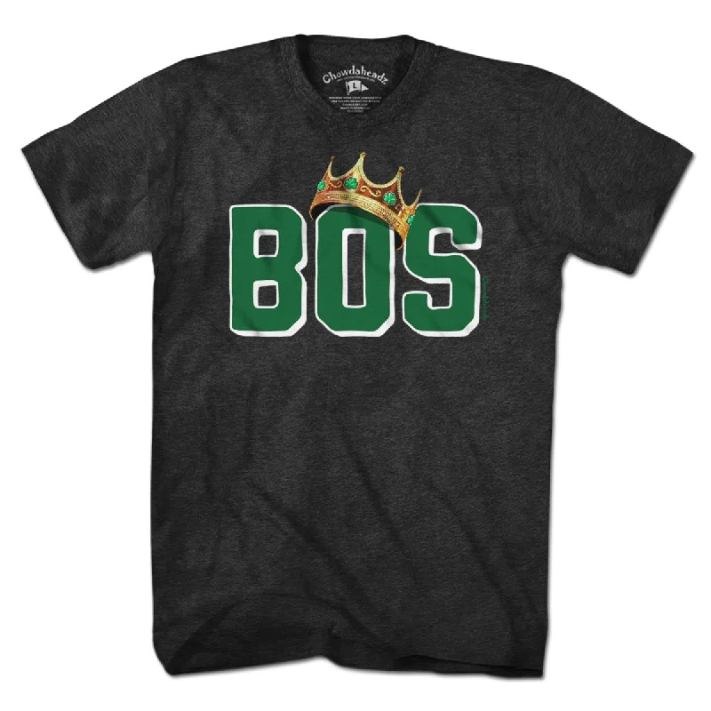 BOS Boston Crowned Basketball Champions T-Shirt