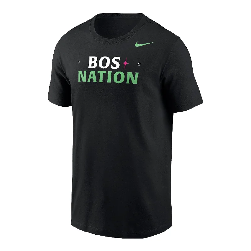 Unisex Nike Bos Nation FC Black Tee