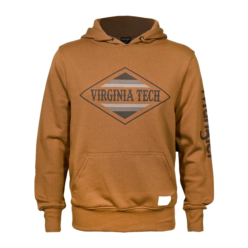 Virginia Tech Men's Construction Hooded Sweatshirt by Wrangler