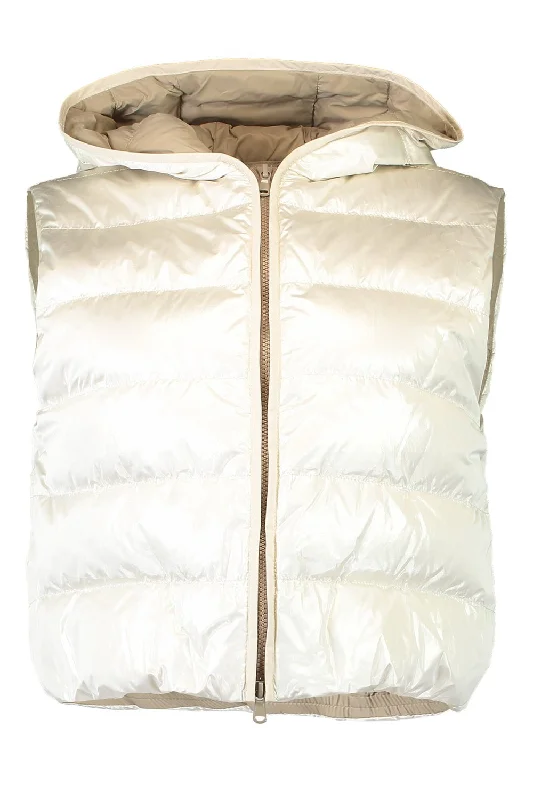 Metallic Hooded Vest