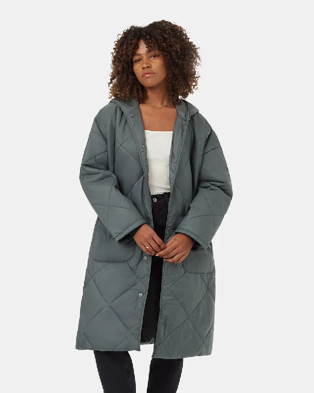 Cloud Shell Quilted Hooded Jacket