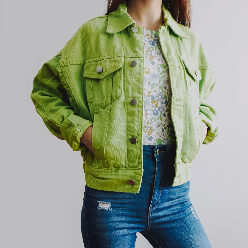 Fruity Denim Jacket (2 Colors)