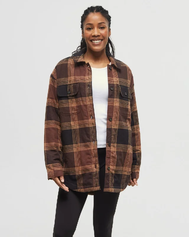 Kapok Flannel Insulated Jacket