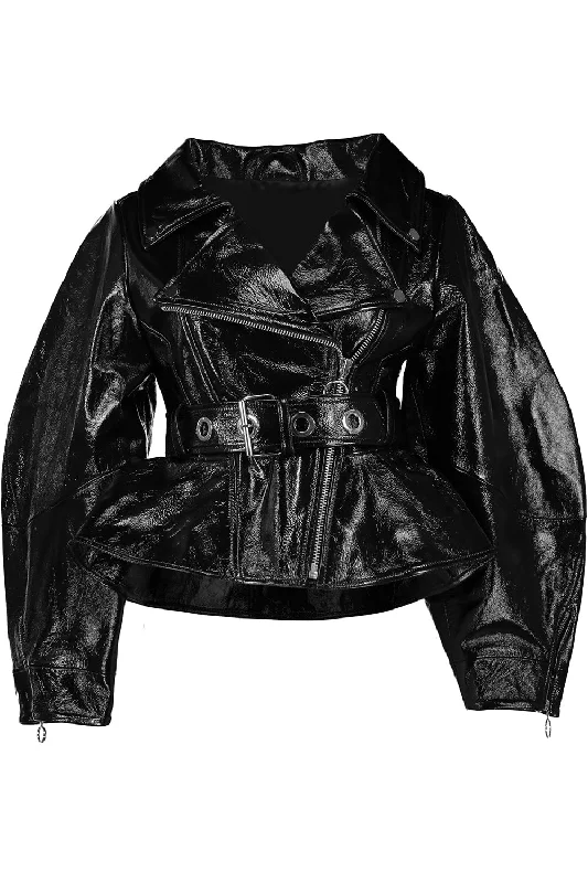 Cinched Biker Jacket