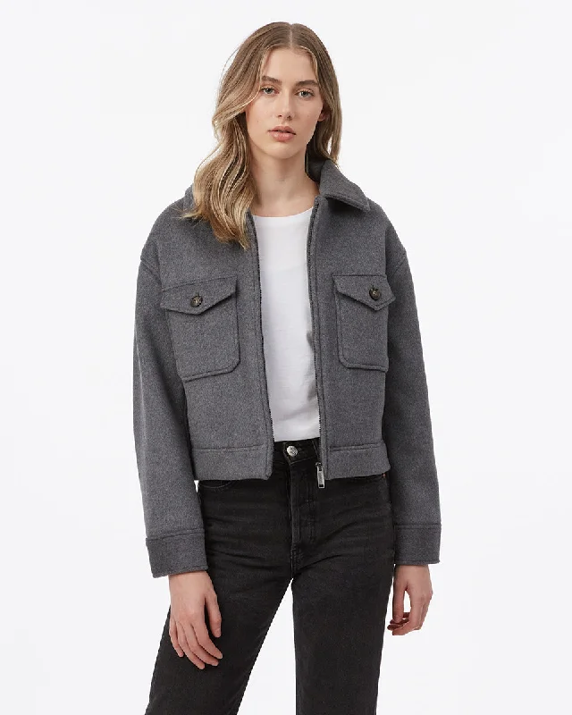 Wool Short Utility Jacket