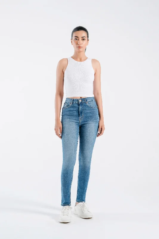 Basic High Rise Skinny Jeans