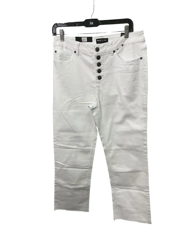 Jeans Straight By Kenneth Cole In White, Size: 6