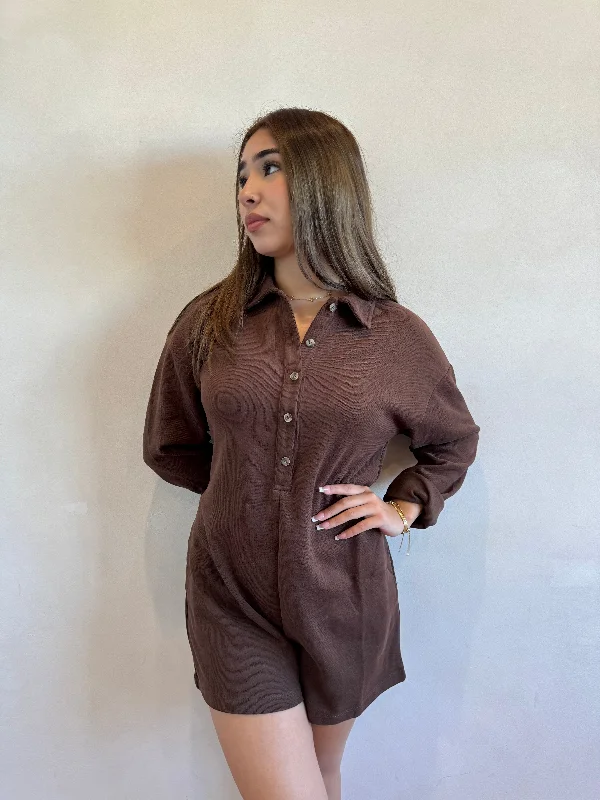 Carmen Chocolate romper