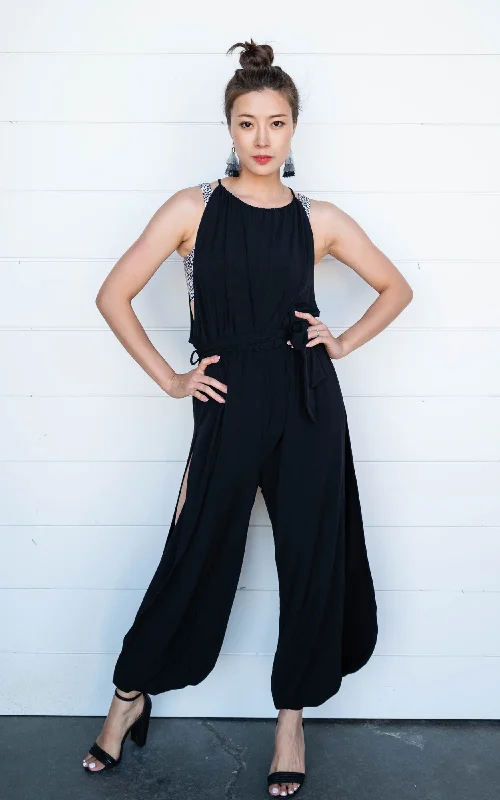 The Charlotte Black Jumpsuit - Final Sale*