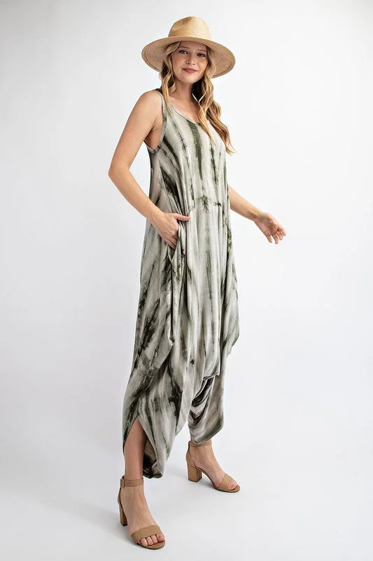 Tie Dye Jumpsuit - Final Sale