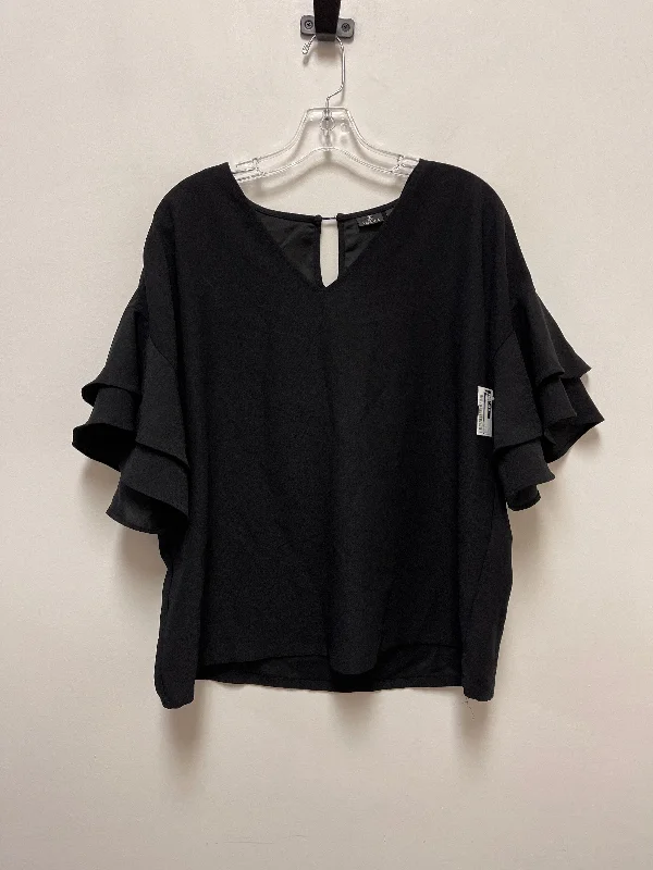 Black Top Short Sleeve Versona, Size M