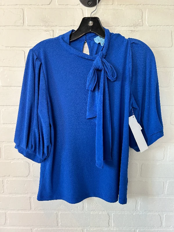 Blue Top Short Sleeve Cece, Size S