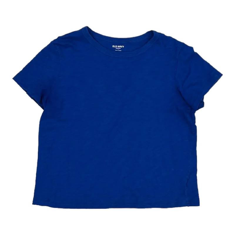 BLUE TOP SS BASIC by OLD NAVY Size:L