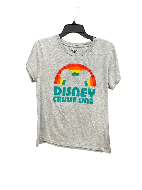 Grey Top Short Sleeve Basic Disney Store, Size Xl