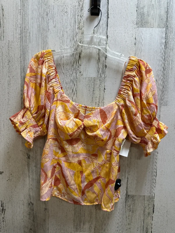 Multi-colored Top Short Sleeve Nine West, Size M