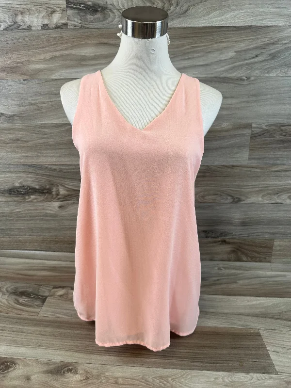 Peach Top Short Sleeve Basic Alya, Size S