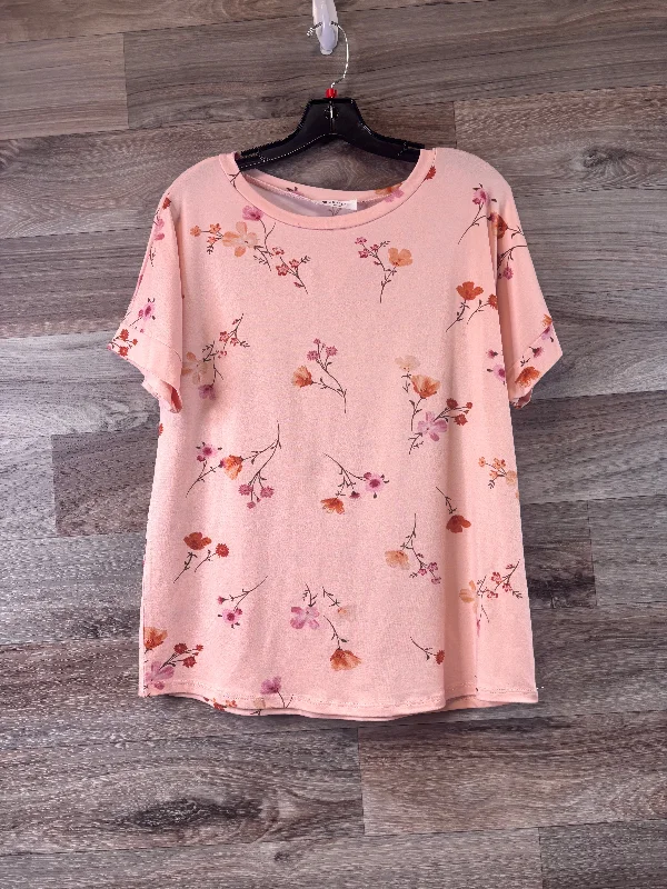 Peach Top Short Sleeve Basic Bombom, Size S