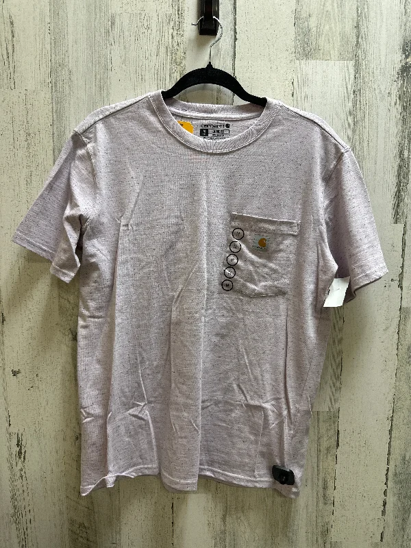 Purple Top Short Sleeve Carhartt, Size M