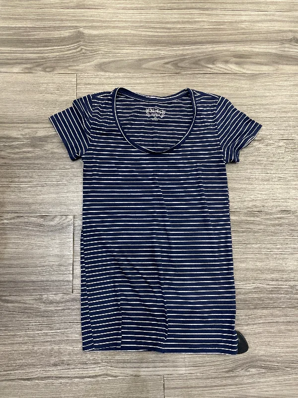 Striped Pattern Top Short Sleeve Mudd, Size Xs