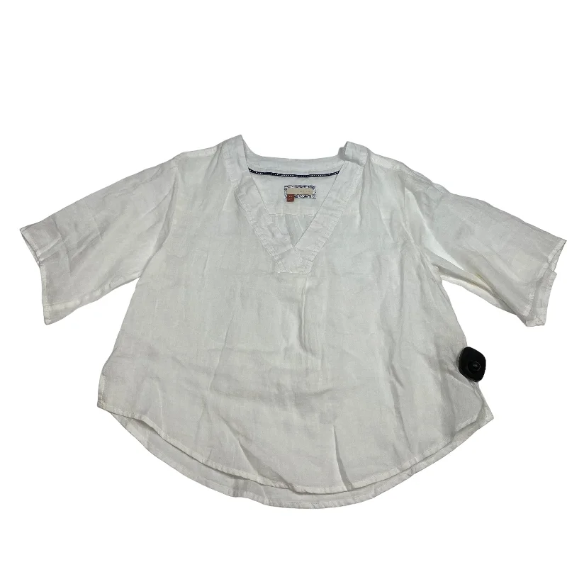 White Top Short Sleeve Pilcro, Size Xxs