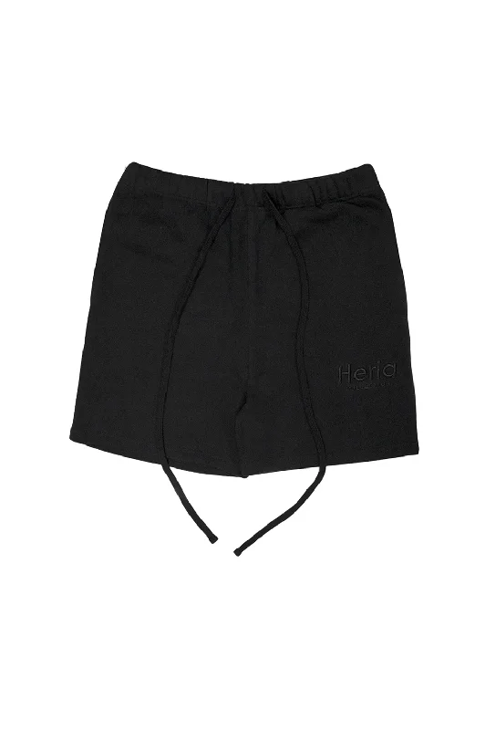 Heria Fleece Shorts - Black